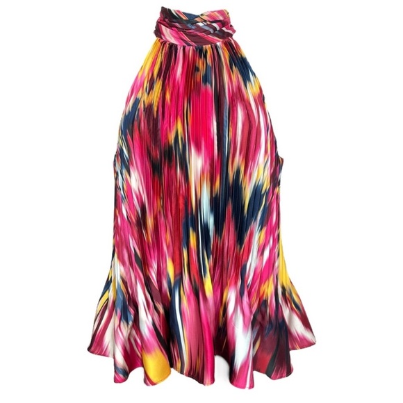 Simkhai Yasenia Flared Sleeveless Blouse Size Medium - Picture 10 of 11